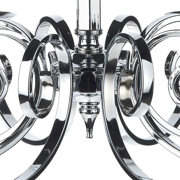 Murray 8 Light Dual Mount Pendant Polished Chrome - Image 2