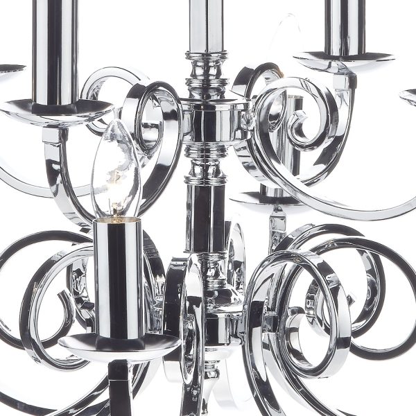 Murray 12 Light Dual Mount Pendant Polished Chrome - Image 2