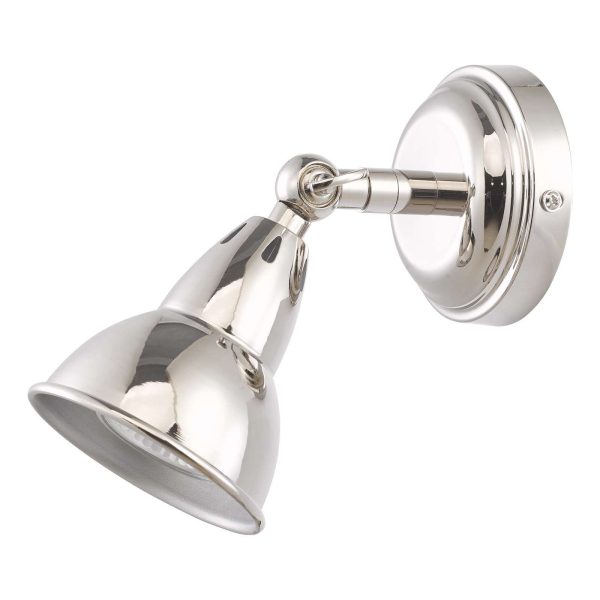 Nathaniel Single Wall Spotlight Polished Nickel - Image 2