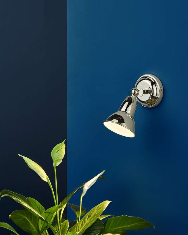 Nathaniel Single Wall Spotlight Polished Nickel - Image 3