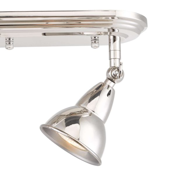 Nathaniel 2 Light Plate Spotlight Polished Nickel - Image 3