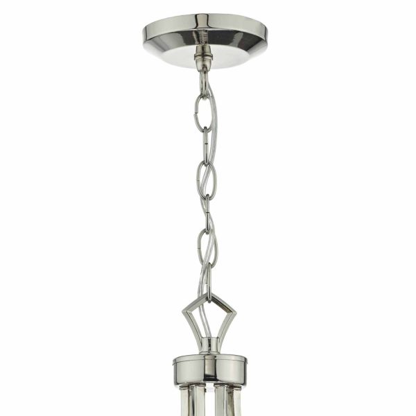 Nerva 6lt Pendant Polished Nickel & Crystal - Image 4