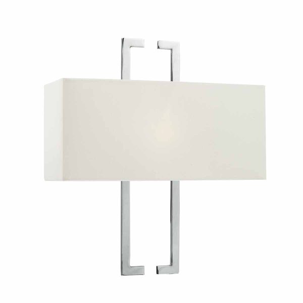 Nile Wall Light Polished Chrome With Shade - Image 3