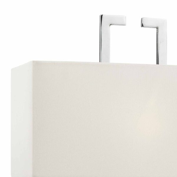 Nile Wall Light Polished Chrome With Shade - Image 2