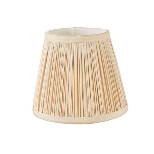 Noelle Taupe Silk Pleated Shade 14cm - Image 2