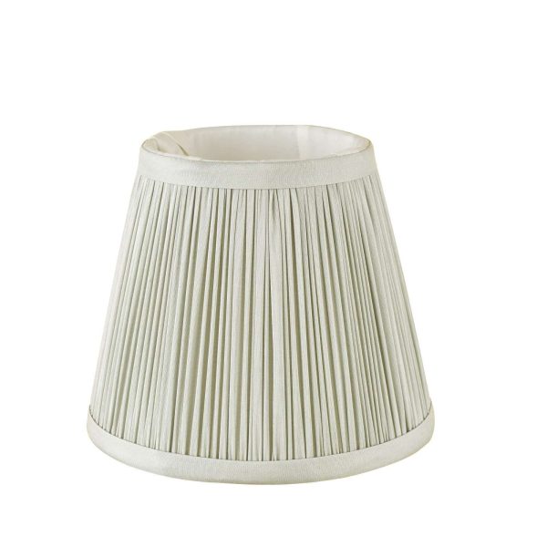 Noelle Grey Silk Pleated Shade 14cm - Image 2