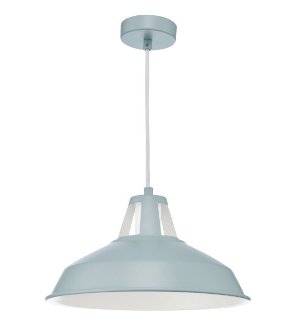 Owain 1 Light Pendant Grey - Image 2