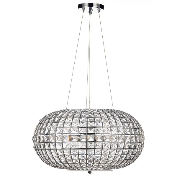 Plaza 3 Light Pendant Polished Chrome - Image 5