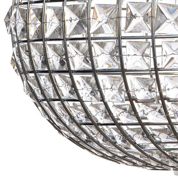 Plaza 3 Light Pendant Polished Chrome - Image 2