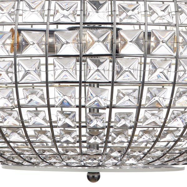 Plaza 3 Light Pendant Polished Chrome