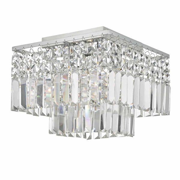 Poseidon 4lt Flush Polished Chrome & Crystal - Image 5