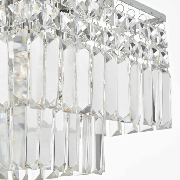 Poseidon 4lt Flush Polished Chrome & Crystal - Image 4