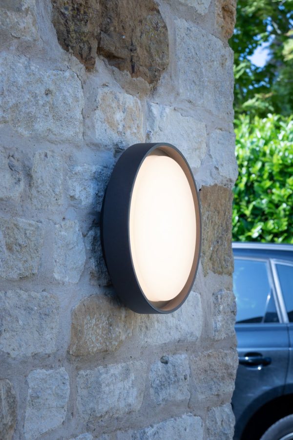 Ralph Large Outdoor Wall Light Anthracite IP65 LED - Image 3