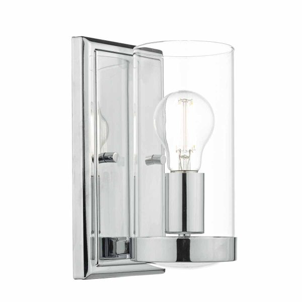 Ramiro Wall Light Polished Chrome & Glass - Image 3