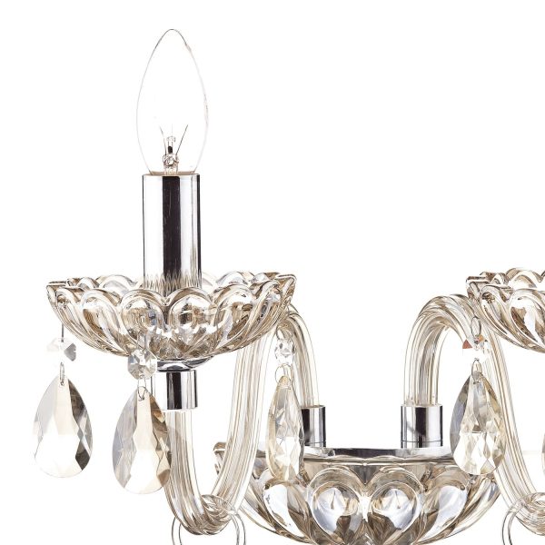 Raphael Double Wall Bracket Champagne Crystal - Image 2