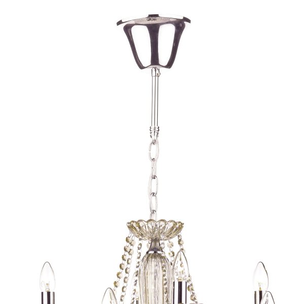 Raphael 12 Light Chandelier Champagne Crystal - Image 4