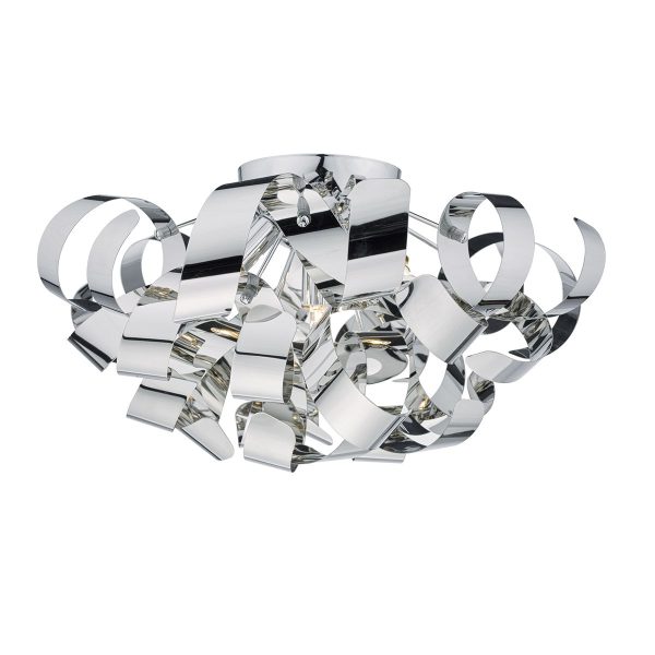 Rawley 5 Light G9 Flush Polished Chrome - Image 3