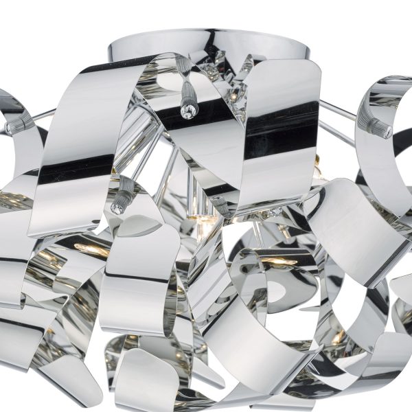 Rawley 5 Light G9 Flush Polished Chrome - Image 2