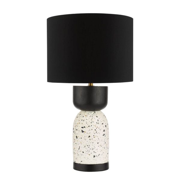 Roja Table Lamp Terrazzo & Black With Shade - Image 2