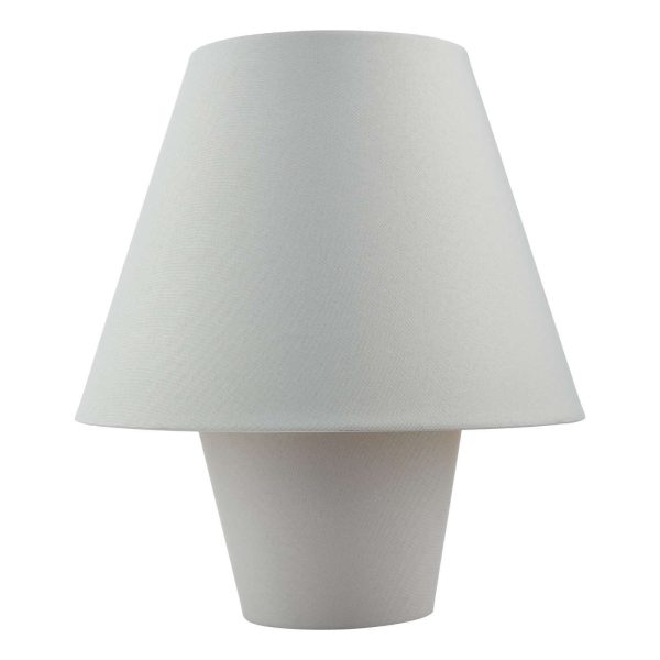 Rylee Table Lamp Fabric Grey - Image 2