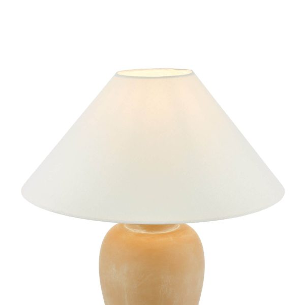 Sasha Terracotta Table Lamp With Shade - Image 3