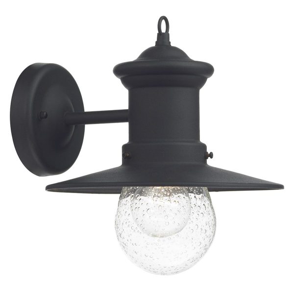 Sedgewick 1 Light Lantern Black Down Facing IP44