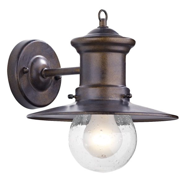 Sedgewick 1 Light Lantern Bronze Down Facing IP44 - Image 3