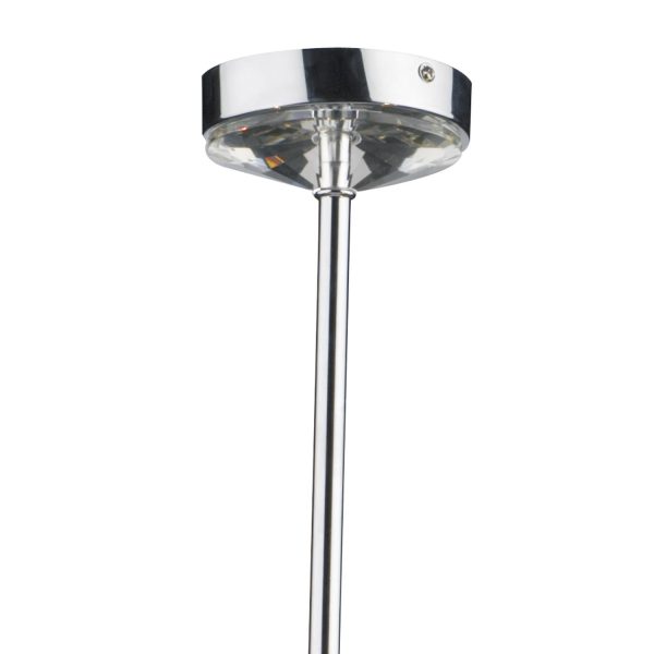 Selina 3 Light Semi Flush Polished Chrome - Image 3