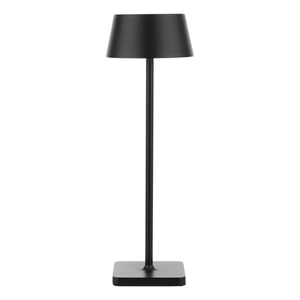 Sergio Outdoor Table Lamp Matt Black LED IP54