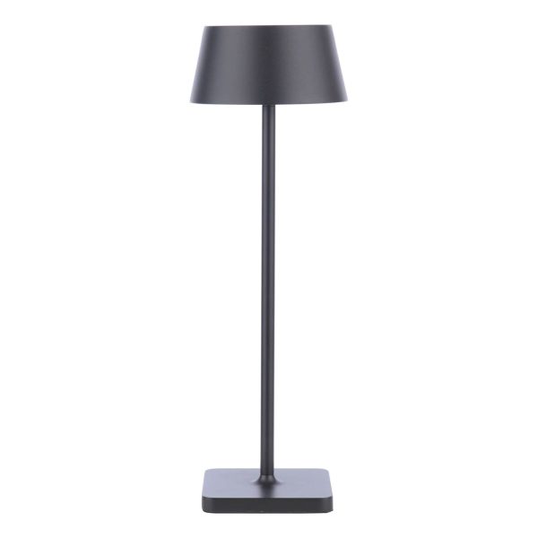 Sergio Outdoor Table Lamp Matt Black LED IP54 - Image 2