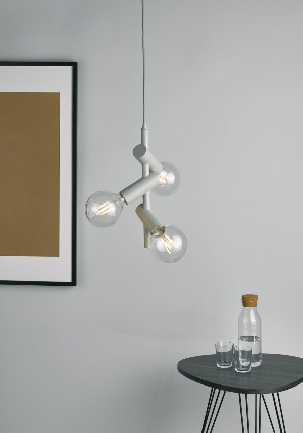 Sion 3lt Pendant Grey - Image 2