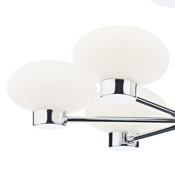 System 6 Light Semi Flush Polished Chrome - Image 2