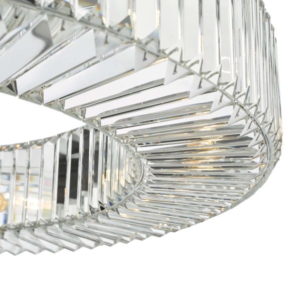 Teyana 9 Light Pendant Polished Chrome Crystal - Image 4