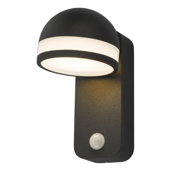 Tien Outdoor Wall Light Adjustable Head Anthracite Sensor IP65 LED