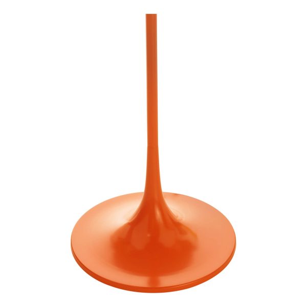 Toledo Floor Lamp Satin Orange With Shade - Image 5