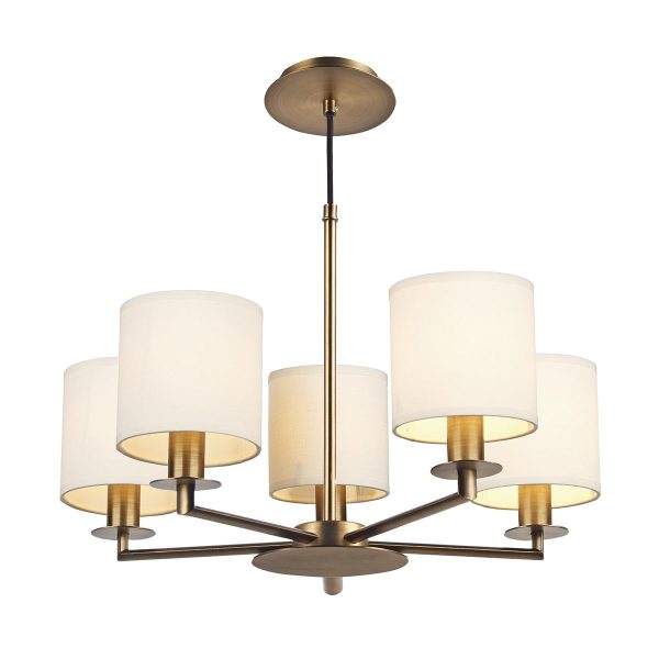 Tyler 5 Light Pendant Dual Mount Bronze - Image 4