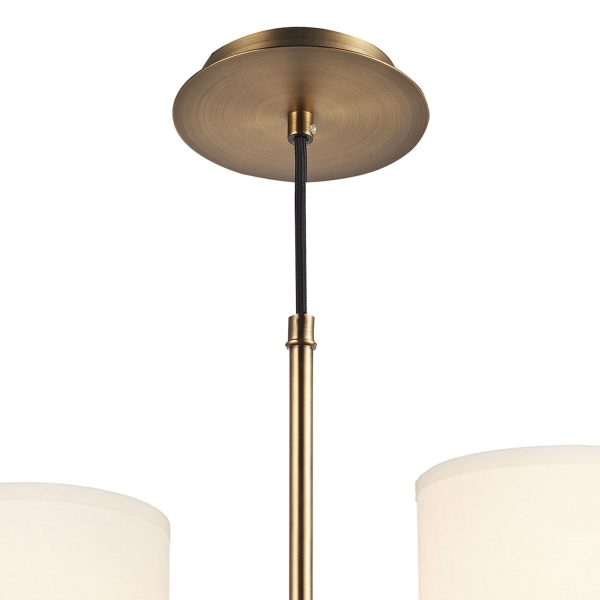 Tyler 5 Light Pendant Dual Mount Bronze - Image 3