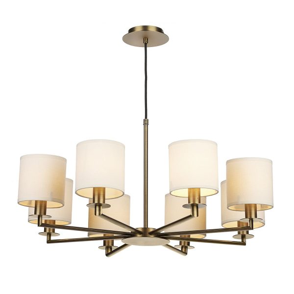 Tyler 8 Light Dual Mount Pendant Bronze - Image 4