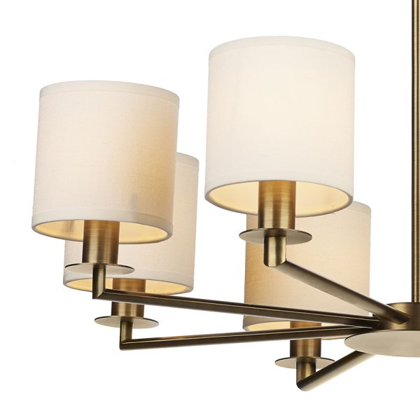 Tyler 8 Light Dual Mount Pendant Bronze - Image 2