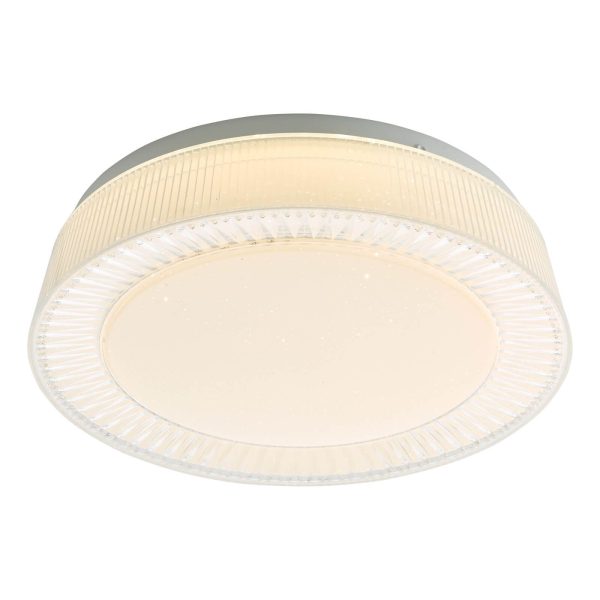 Udell Flush White Acrylic LED