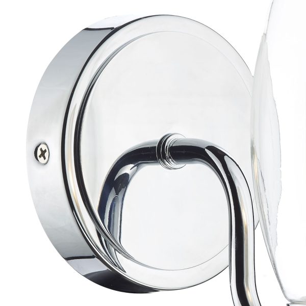 Vestry 1 Light Wall Bracket Polished Chrome IP44