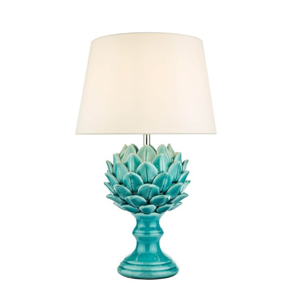 Violetta Table Lamp Blue Ceramic Base Only - Image 2