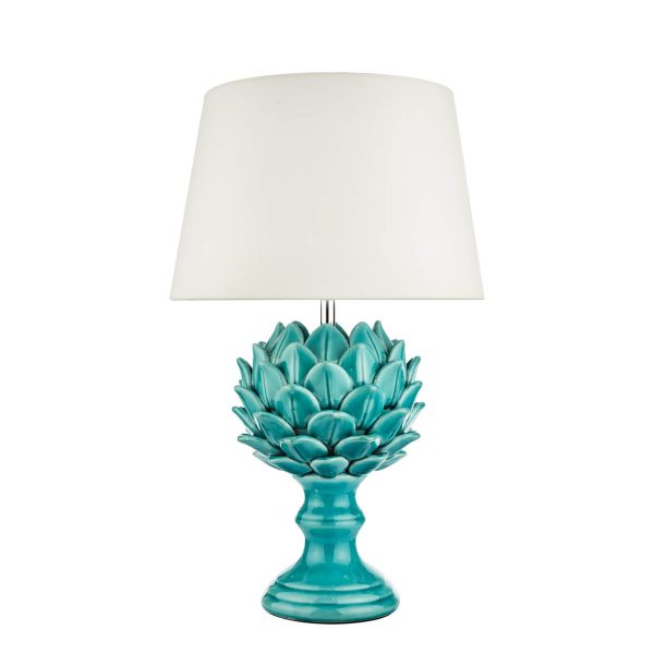 Violetta Table Lamp Blue Ceramic Base Only - Image 3