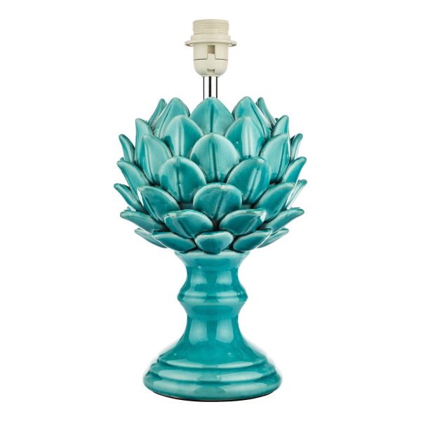 Violetta Table Lamp Blue Ceramic Base Only