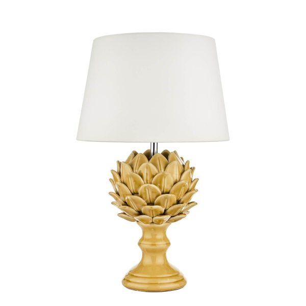 Violetta Table Lamp Yellow Ceramic Base Only - Image 3