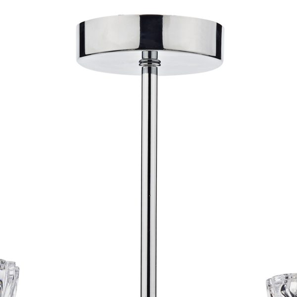 Vito 5 Light Semi Flush Polished Chrome - Image 3