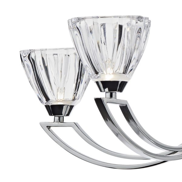 Vito 5 Light Semi Flush Polished Chrome - Image 2