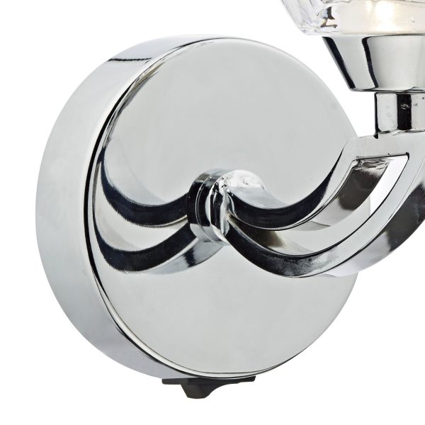 Vito Single Wall Bracket Polished Chrome