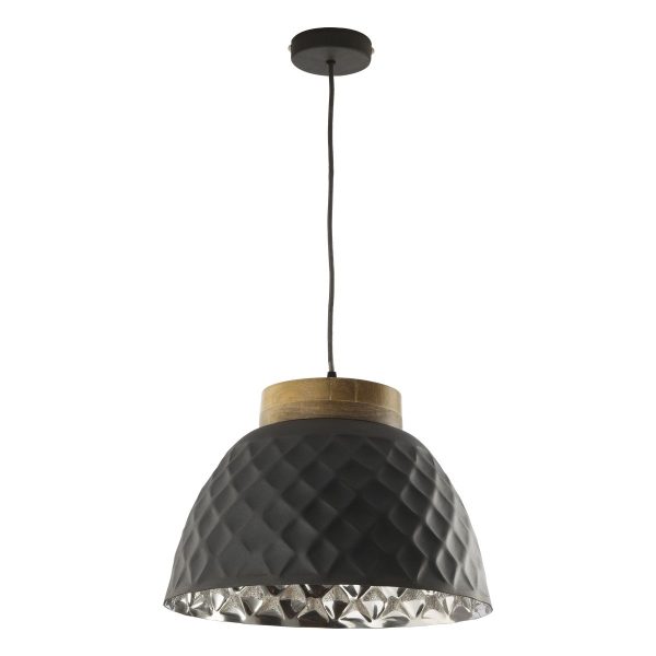 Wazir Pendant Grey and Mango Wood