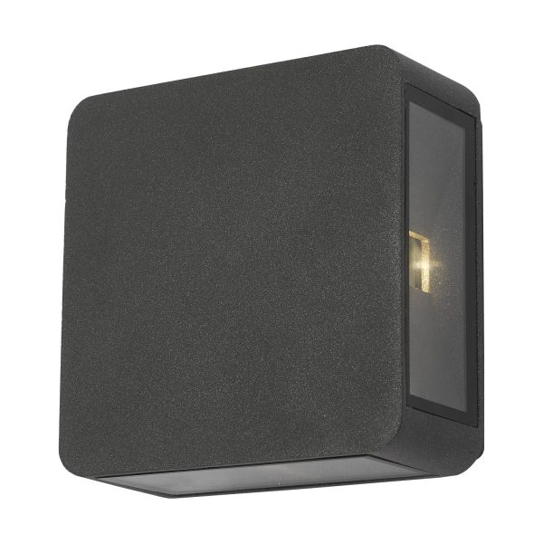 Weiss 4 Light Wall Light Square Anthracite IP65 LED - Image 3